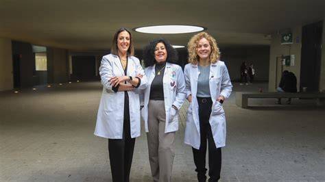 Fotos de las doctoras Pertusa, Carrilero y Andreu