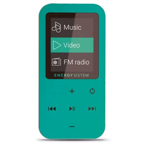 Esquema de los botones frontales del reproductor Energy Sistem MP4 Touch con sus funciones
