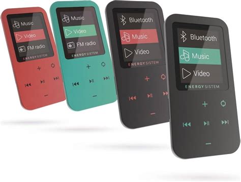Interfaz del menú de reproducción de música en el Energy Sistem MP4 Touch mostrando las opciones de repetición