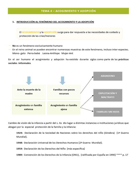 Esquema comparativo de las diferencias entre acogimiento familiar y adopción