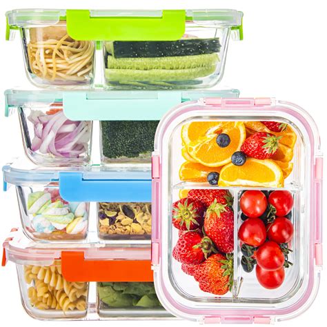 Foto de un recipiente infantil para alimentos con compartimentos