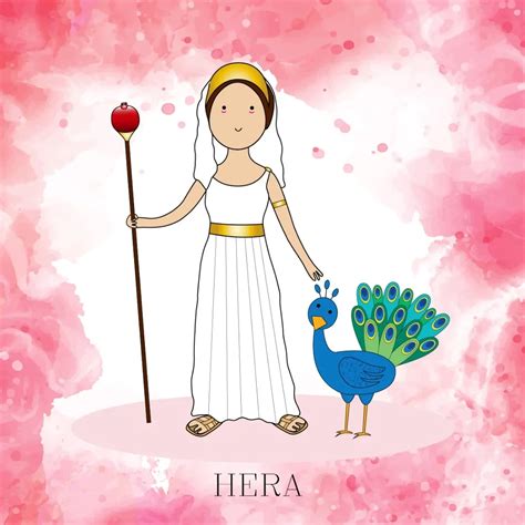 Ilustración de la diosa Hera