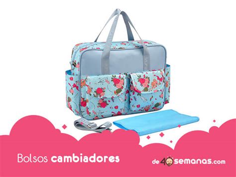 Diversos modelos de bolsos cambiadores, mostrando variedad de estilos y tamaños