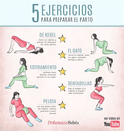 Mujer embarazada practicando ejercicios de preparación al parto con instructora