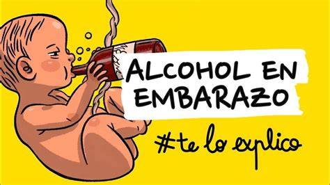 Esquema visual sobre cómo el alcohol afecta al feto durante el embarazo