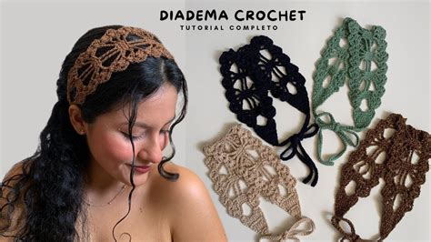 Infografía mostrando diferentes estilos de diademas (crochet, lazo, elástica) para bebés