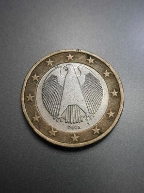 Águila alemana en las monedas de 1€ y 2€.