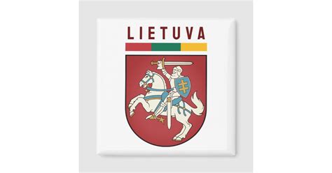 Vytis, escudo de armas de Lituania, en las monedas.