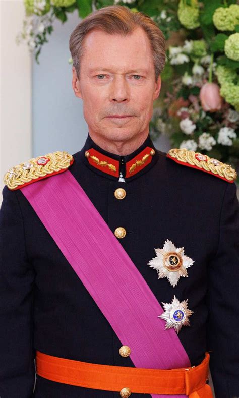 Perfil del Gran Duque Enrique en las monedas de Luxemburgo.