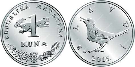 Marta en la moneda de 1€ croata.