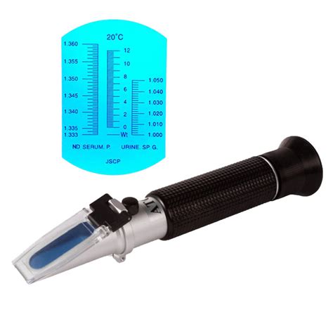 Refractómetro para mediciones de densidad