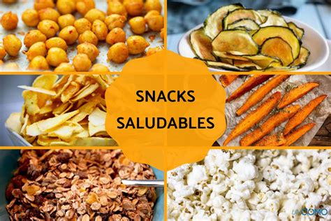 Infografía con ejemplos de snacks BLW saludables