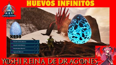 infografía de códigos GFI para huevos de Wyvern en ARK