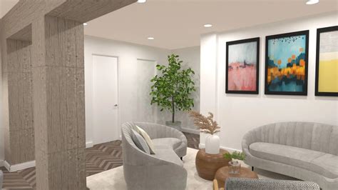Foto de una sala de espera pediátrica moderna y acogedora