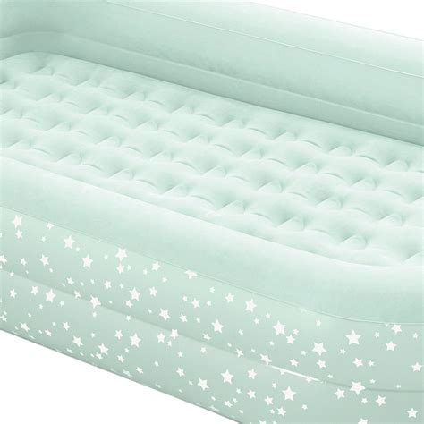Foto: Colchón hinchable infantil Intex con diseño de estrellas y estructura protectora, ideal como cuna de viaje