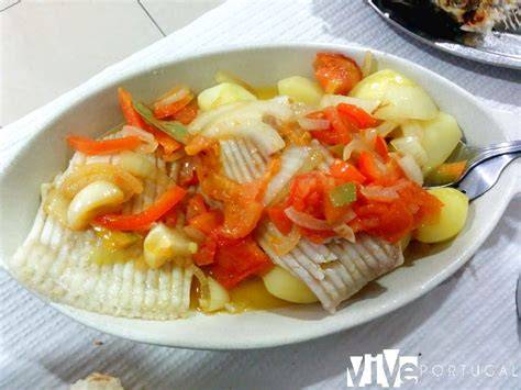 Plato de Raia á pescador del Restaurante Casa Figueiras