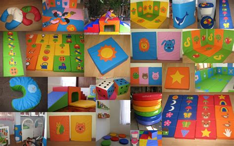 Detalle de materiales didácticos en una guardería