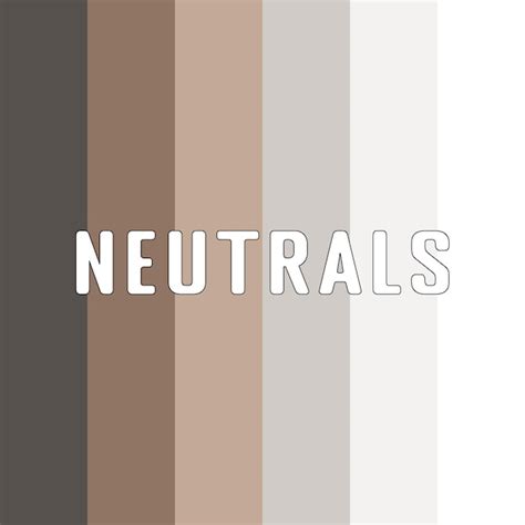 Ejemplo de paleta de colores neutros para sesiones de recién nacidos