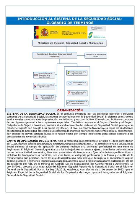 Esquema general del funcionamiento del sistema de Seguridad Social en España y sus pilares de financiación.
