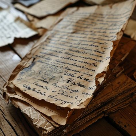 Imagen de cartas antiguas, amarillentas por el tiempo, como metáfora visual de 