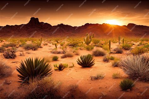 Paisaje desértico actual en contraste con representaciones de una sabana antigua.