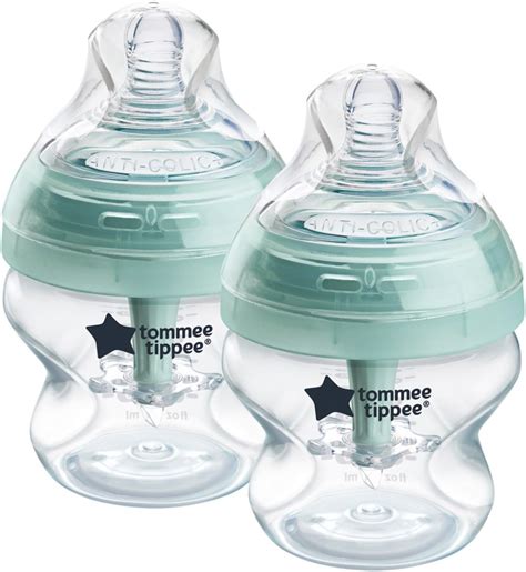 Diseño de la tetina y el biberón Tommee Tippee