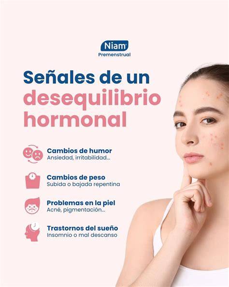 Gráfico ilustrativo sobre el desequilibrio hormonal en el posparto