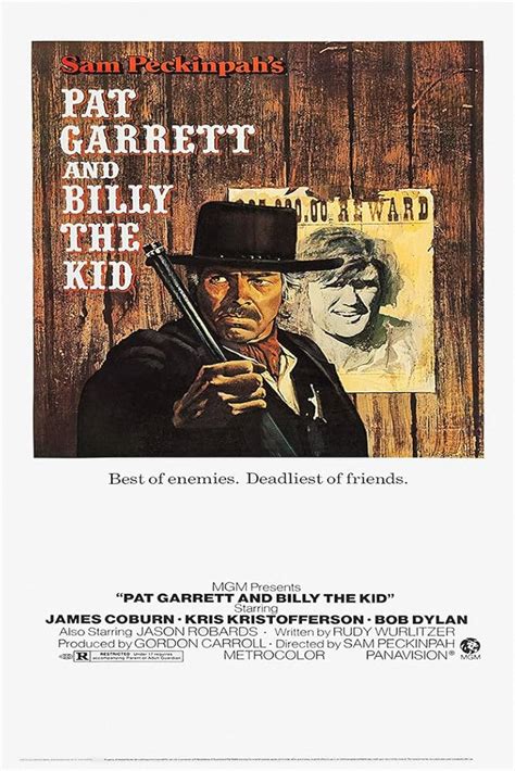 Póster de la película Pat Garrett y Billy el Niño de Sam Peckinpah