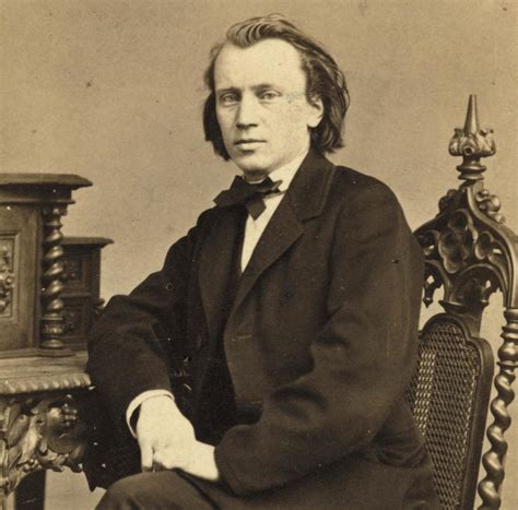 Retrato de Johannes Brahms en su juventud