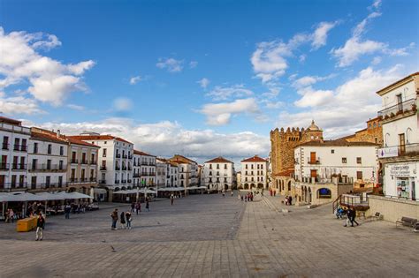 Fotografía de la Plaza Mayor de Cáceres