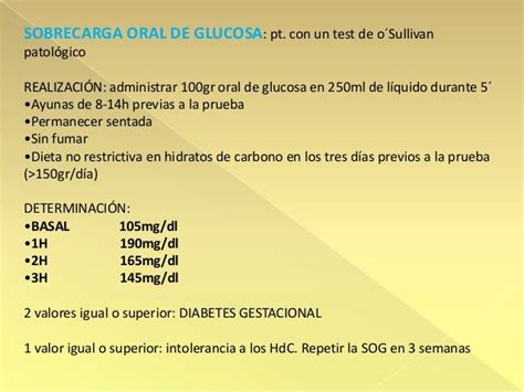 Esquema de la prueba de sobrecarga oral de glucosa con extracción de sangre a intervalos