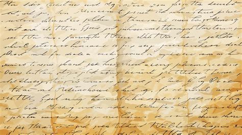 Carta antigua manuscrita