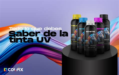 Infografía comparativa entre tintas de base oleosa, acuosa y de curado UV.