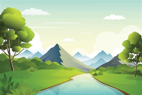 Ilustración artística de los cuatro personajes principales en un paisaje natural