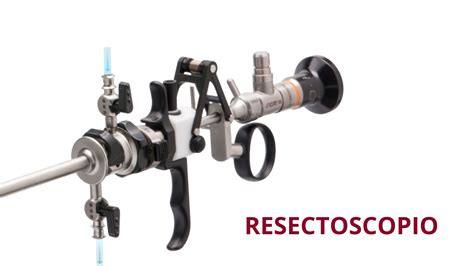 Ilustración de histeroscopia con resectoscopio