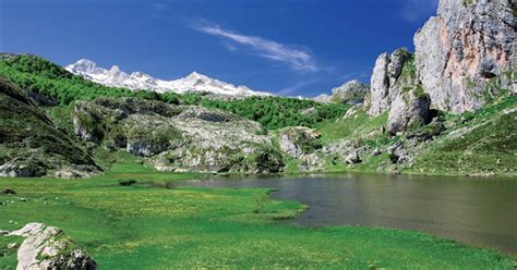 Foto de paisajes naturales de Asturias, montañas y costa