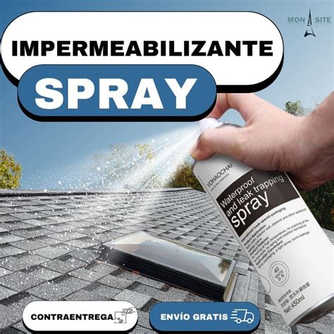 Producto impermeabilizante en spray siendo aplicado sobre la capota