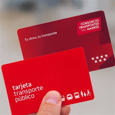 Fotografía de una tarjeta de transporte público.