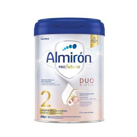 Infografía: Beneficios nutricionales de Almirón Profutura Duobiotik 2 para el desarrollo del bebé