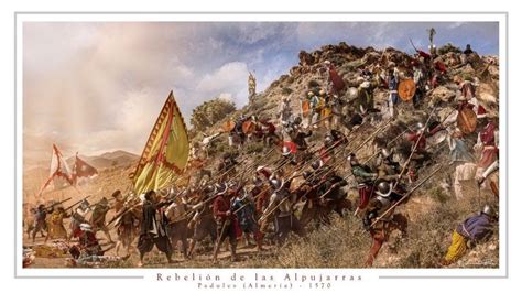 Mapa de la Rebelión de las Alpujarras