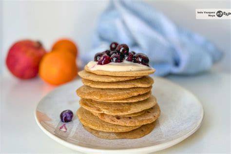 Tortitas de trigo sarraceno con frutas