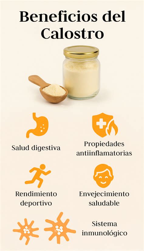 Esquema de las funciones del calostro en el sistema inmune