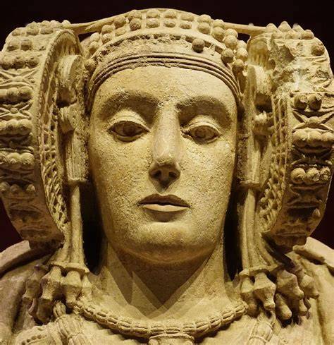 Ilustración de la Dama de Elche