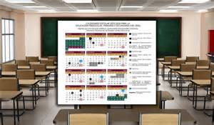 Calendario de clases preparto con indicaciones de semanas