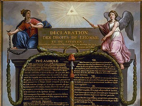 El Ojo de la providencia en la Declaración de los Derechos del Hombre y del Ciudadano