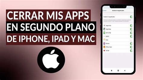 Capturas de pantalla mostrando cómo cerrar aplicaciones en un iPhone y un iPad.