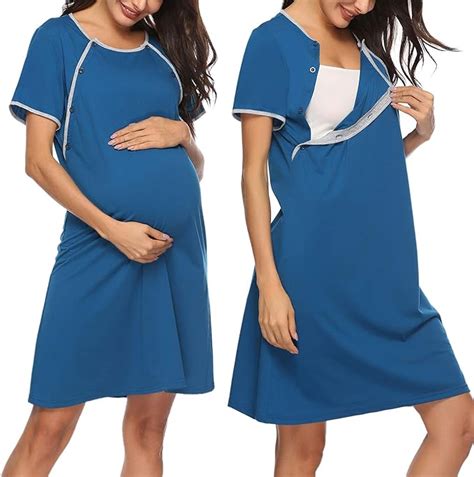 Conjunto a juego de camisón de maternidad y pijama de bebé
