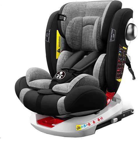 Infografía explicando las partes de un reductor de silla de coche de bebé y su función.