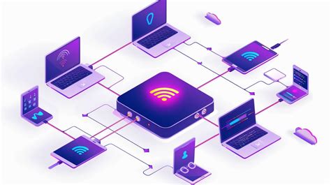 Ilustración de un smartphone reiniciándose y un router Wi-Fi