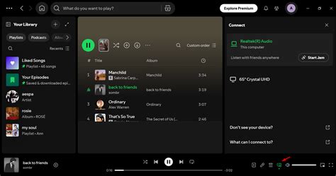 Icono de Spotify Connect y múltiples dispositivos conectados